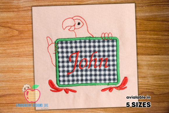 Applique Frame of Parrot Review