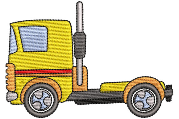 BigTruck: A Playful, Versatile Embroidery Design for Personalized Gifts