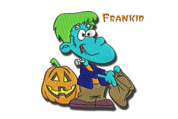 Frankid: A Playful Holiday Embroidery Staple