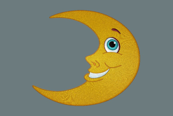 Happy Moon: A Craft Fair-Ready Embroidery Design