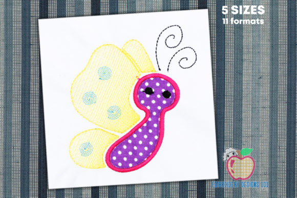 Side Butterfly Applique