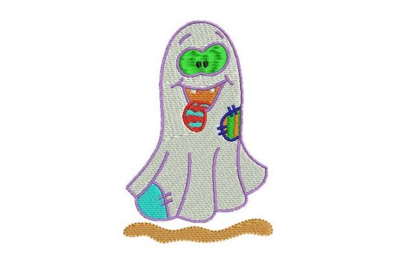 Silly Ghost: A Playful, Practical Halloween Embroidery Design