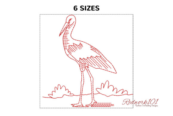 Stork Bird Bluework: A Seasonal Embroidery Review